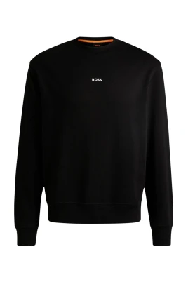 Svart tröja med tryckt logotyp