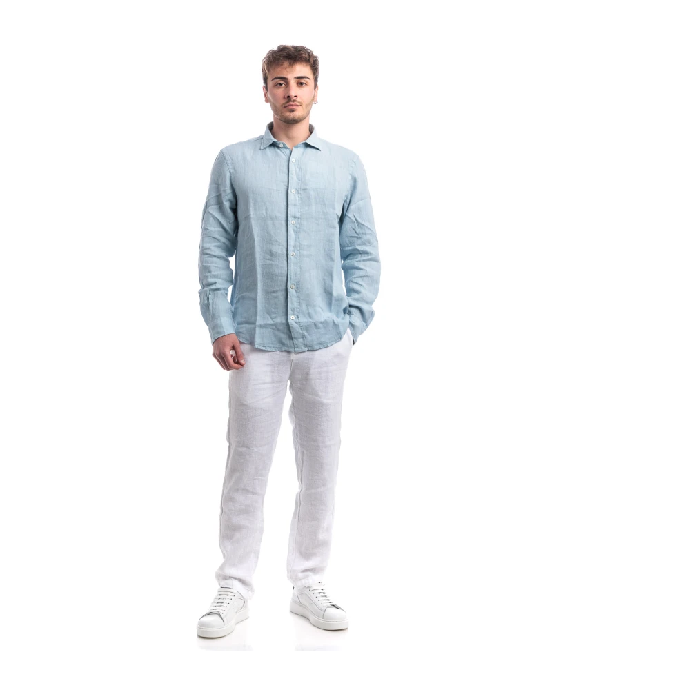 Roy Roger's Riviera Shirt Pierce Blue Heren
