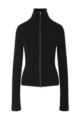 cardigan-zippe-noir-cotele