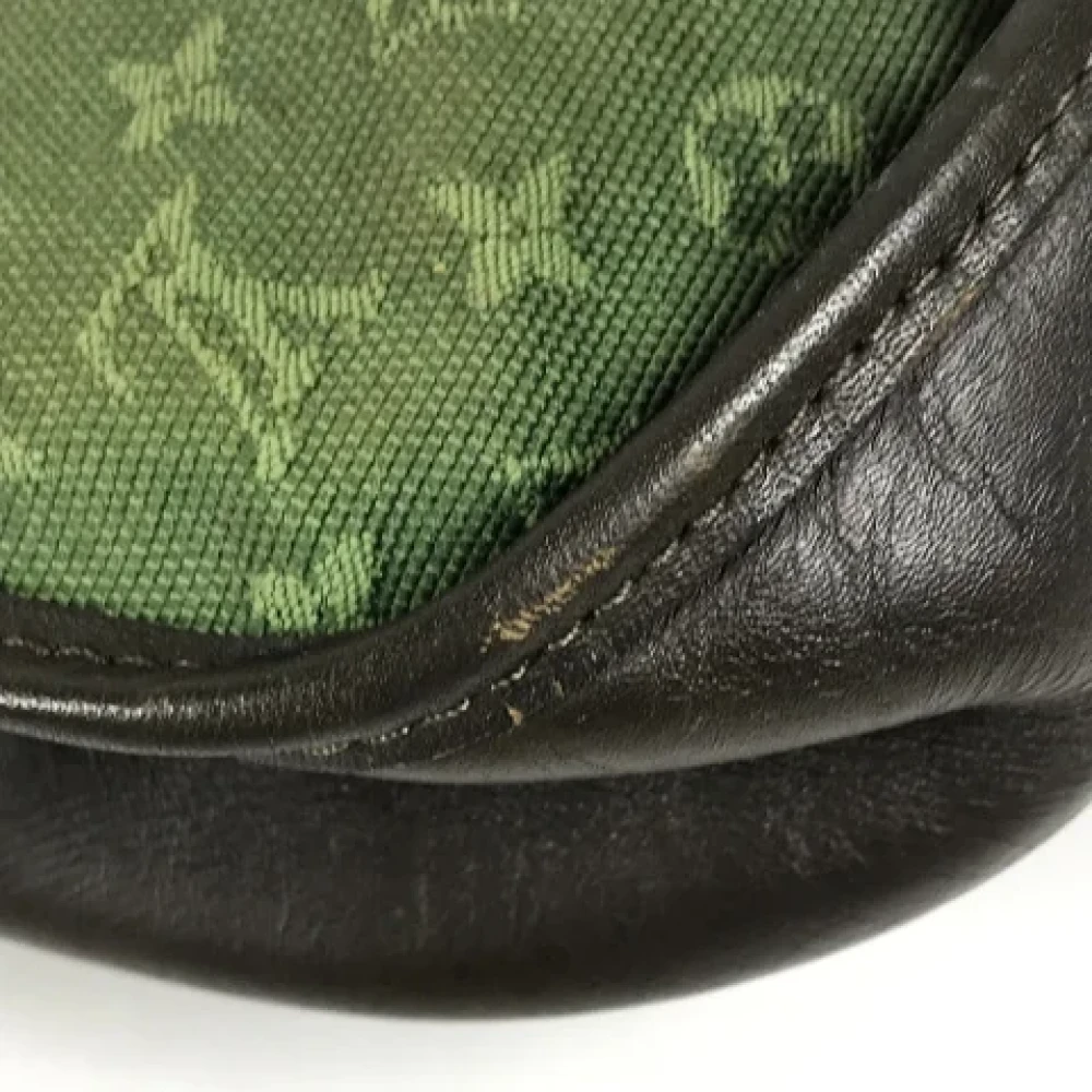 Louis Vuitton Vintage Pre-owned Cotton louis-vuitton-bags Green Dames