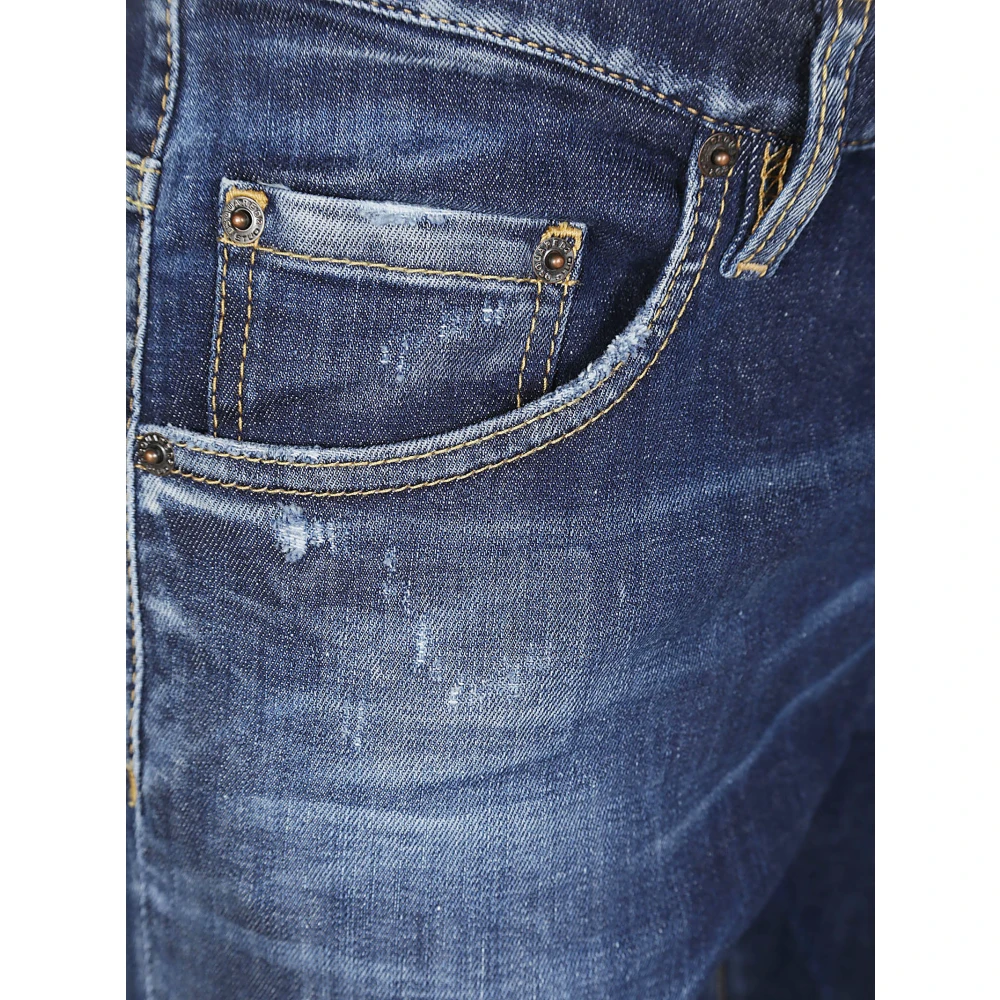 Dsquared2 Slim-Fit Skater Jeans Rotture Blue Heren