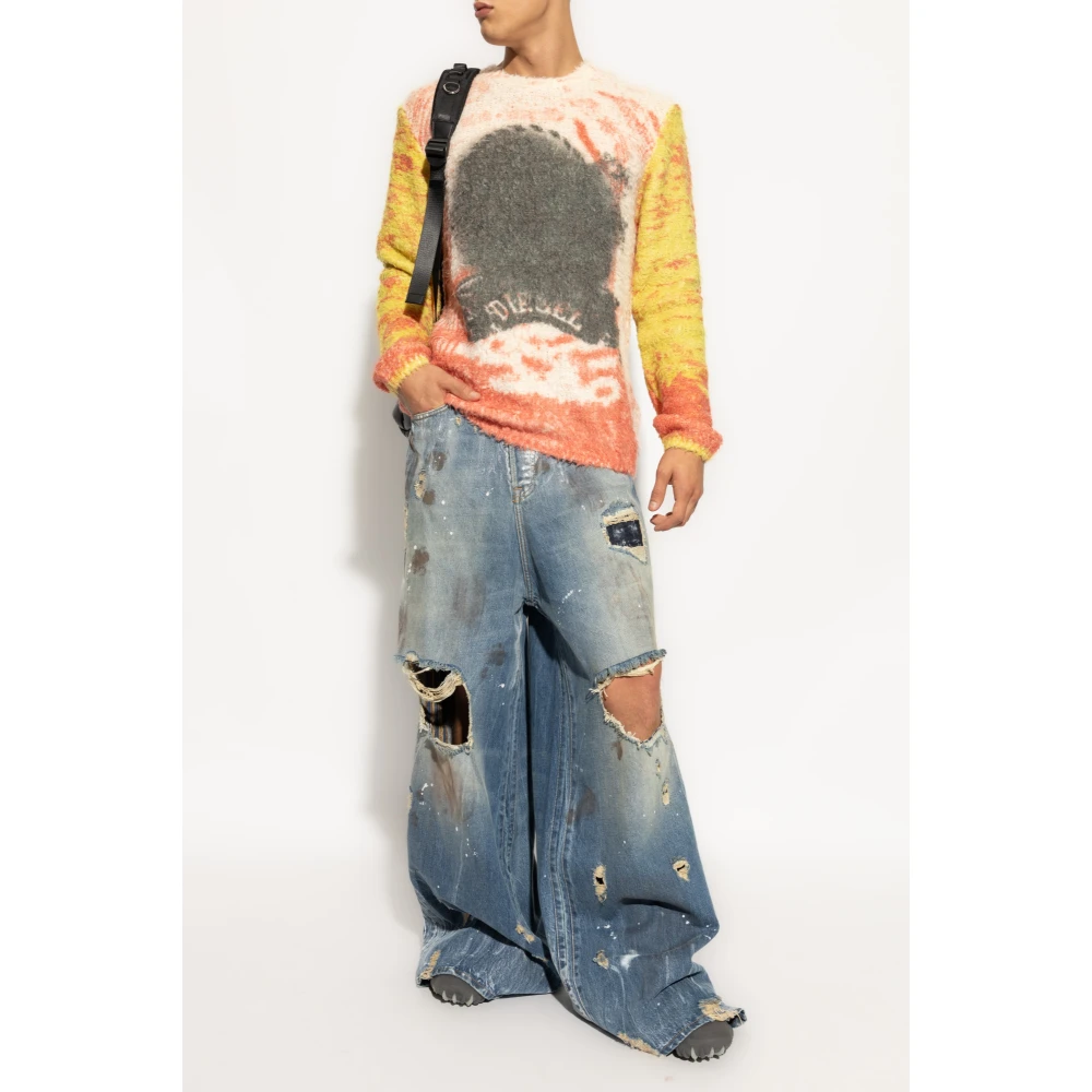 Diesel Trui met ronde hals K-Munar Multicolor Heren
