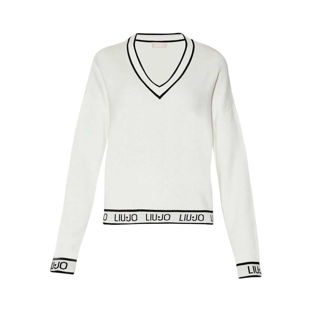 Liu Jo Witte Trui Moderne Chic Stijl White Dames
