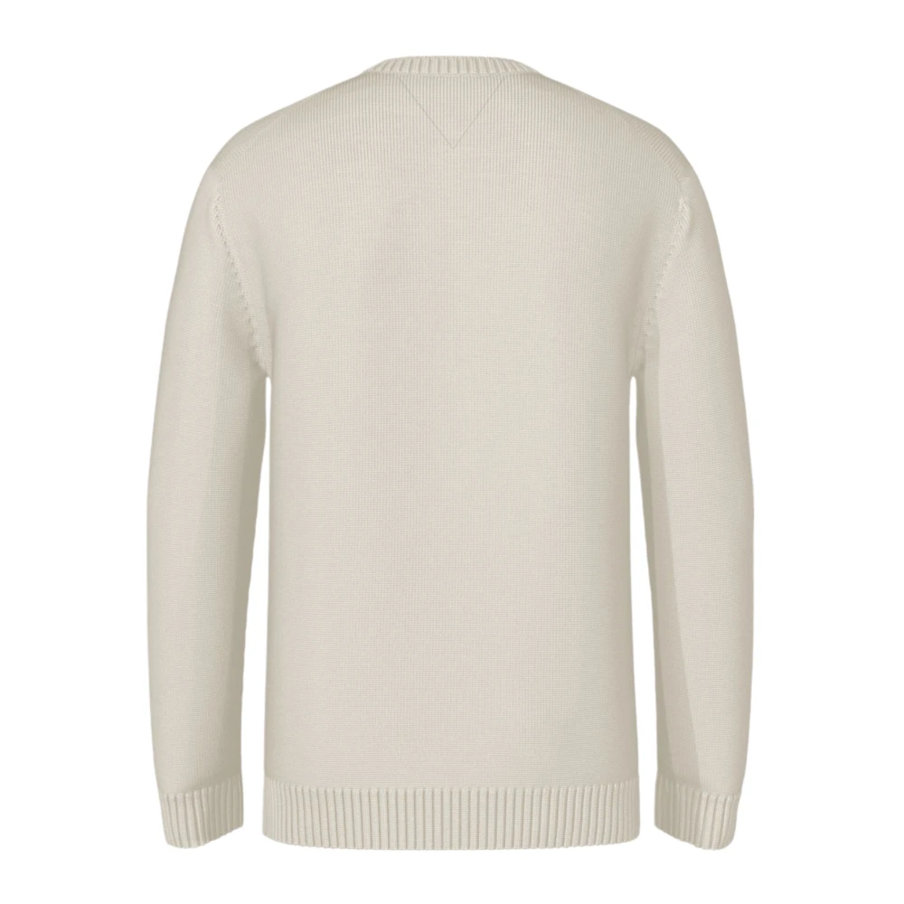 Tommy Jeans Trui met ronde hals White Heren
