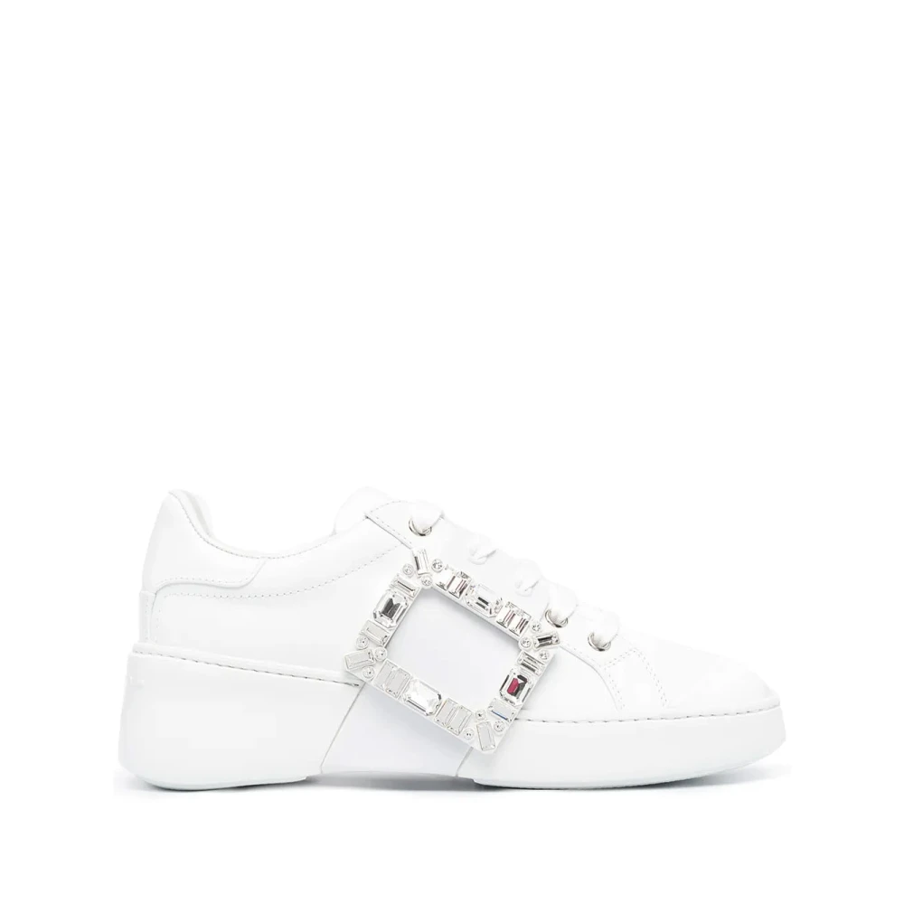 Roger Vivier Viv’ Skate Sneakers Dames Schoenen Wit