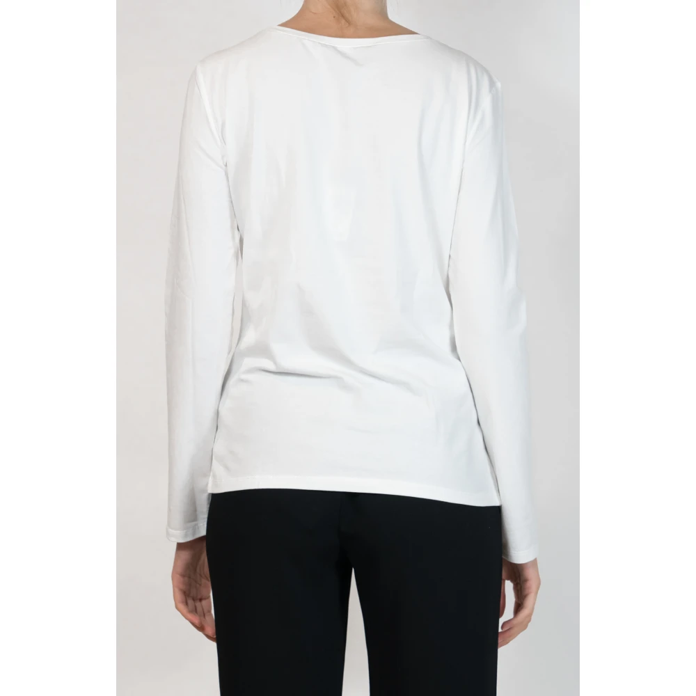 Armani Jeans Biancolatte Tee White Dames