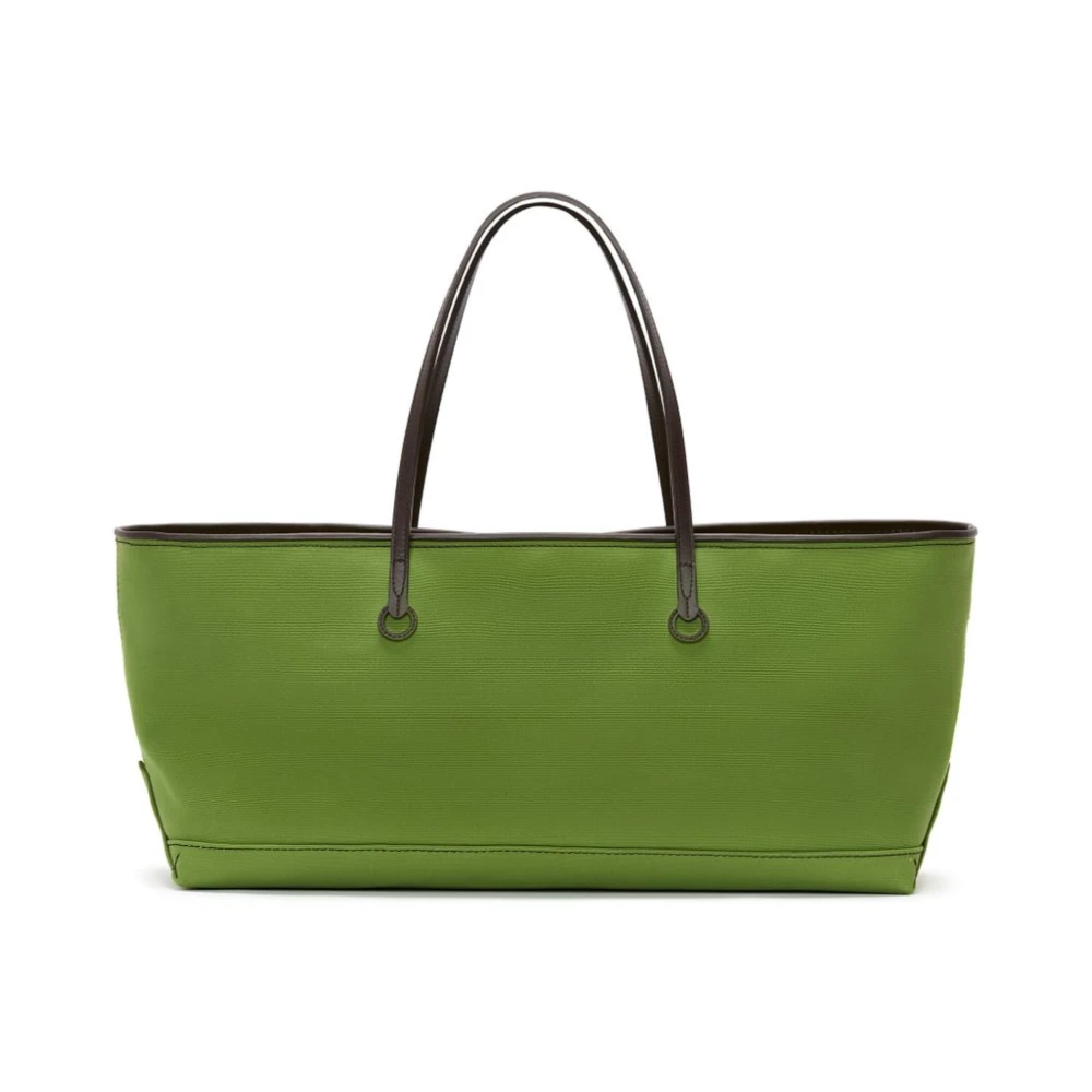 JW Anderson Anker Canvas Tote Tas Green Dames