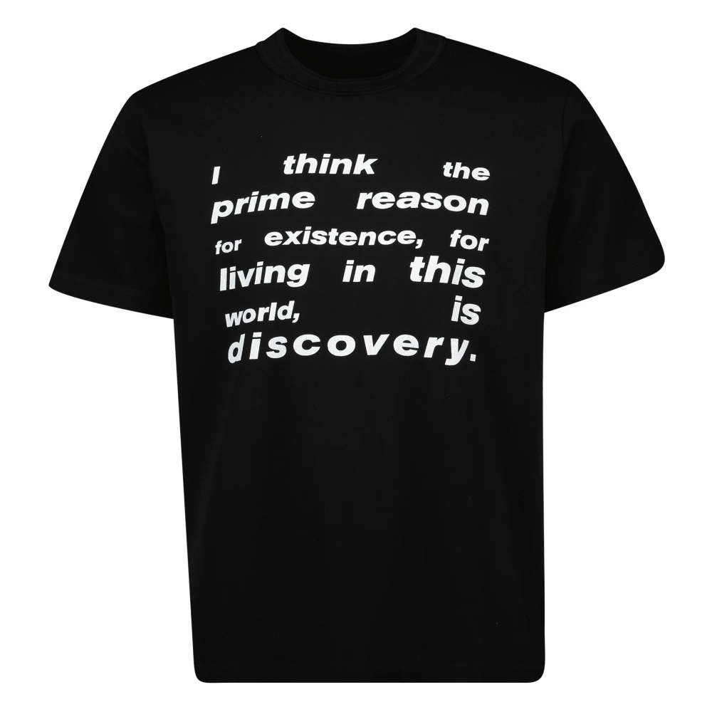 Sacai James Dean T-shirt Lente-Zomer 2025 Black Heren