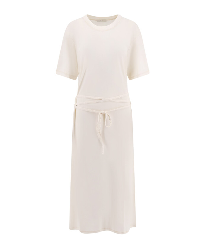 robe-beige-a-manches-courtes