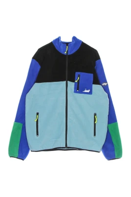 Färgblock Fleece Hög Hals Sweatshirt