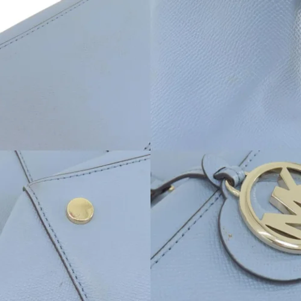 Michael Kors Pre-owned Leather totes Blue Dames
