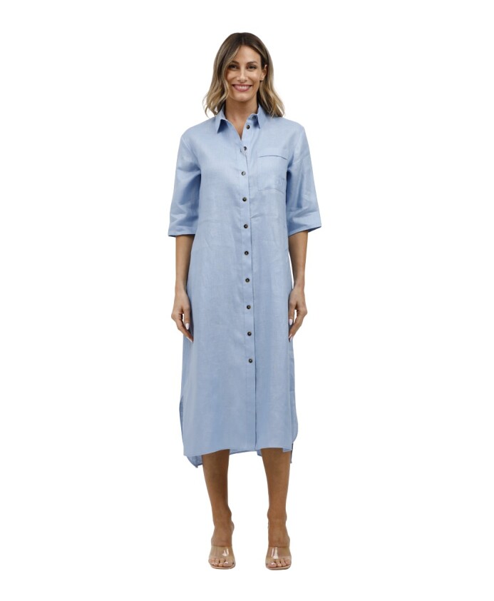robe-chemise-en-lin
