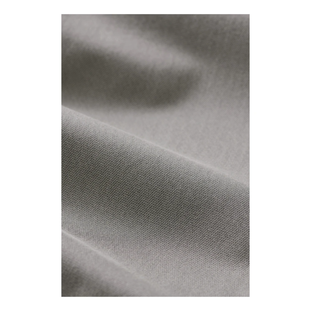 BomBoogie Chino broek in keperstof met microprint Gray Heren