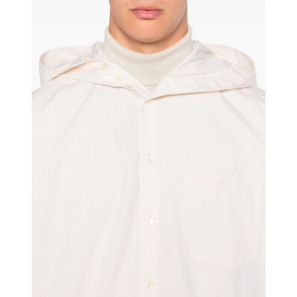 Helmut Lang Vanilla Hoodie Shirt Beige Heren