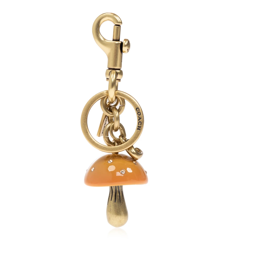 Coach Women's Yellow Keychains, One Size, Keyring