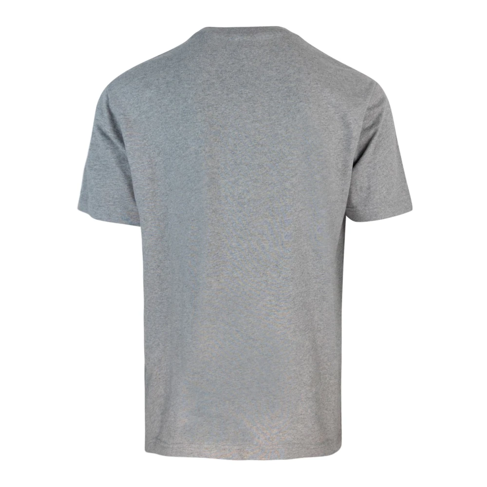 Kenzo Grijze Jersey Polo Shirt Geborduurd Gray Heren
