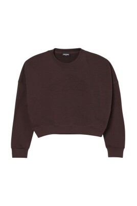 sweatshirt-marron-avec-logo-en-relief-pour-enfants