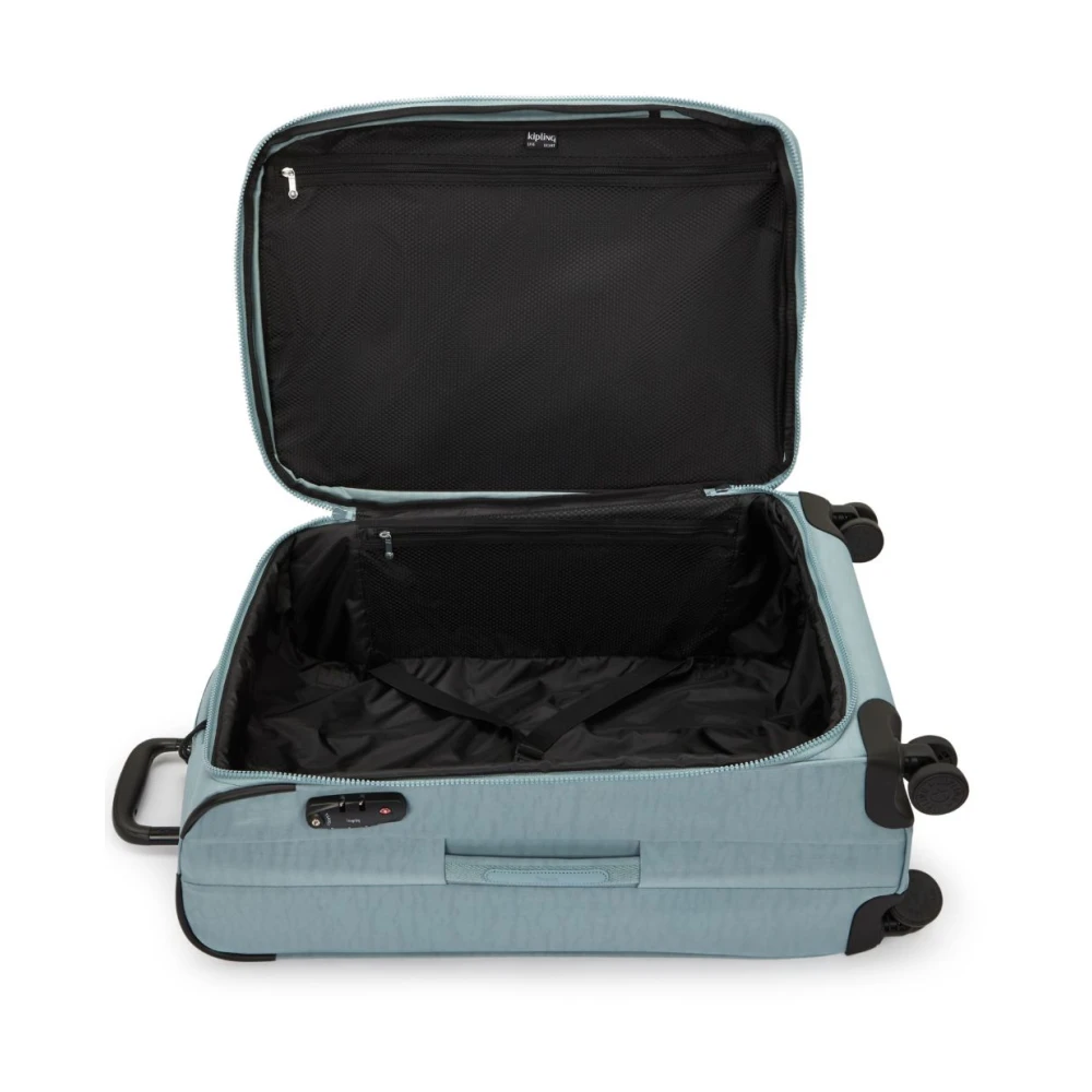 Kipling Uitbreidbare Spinner Trolley met Meerdere Zakken Green Unisex