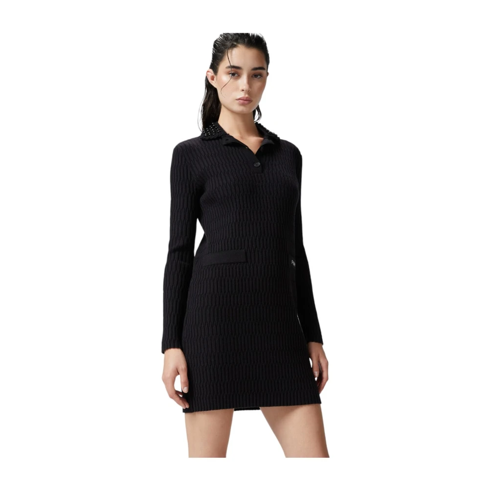 pinko Elegante Jurk voor Vrouwen Black Dames