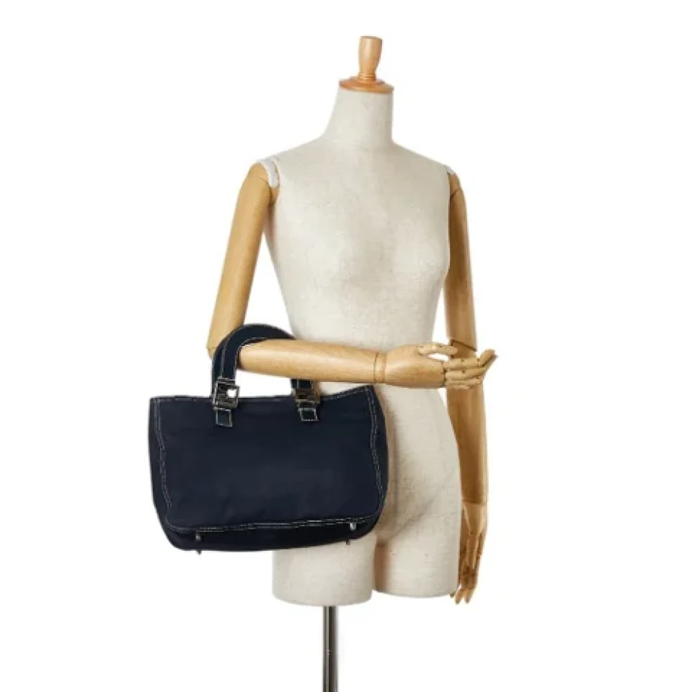 Fendi Vintage Pre-owned Canvas fendi-bags Blue Dames
