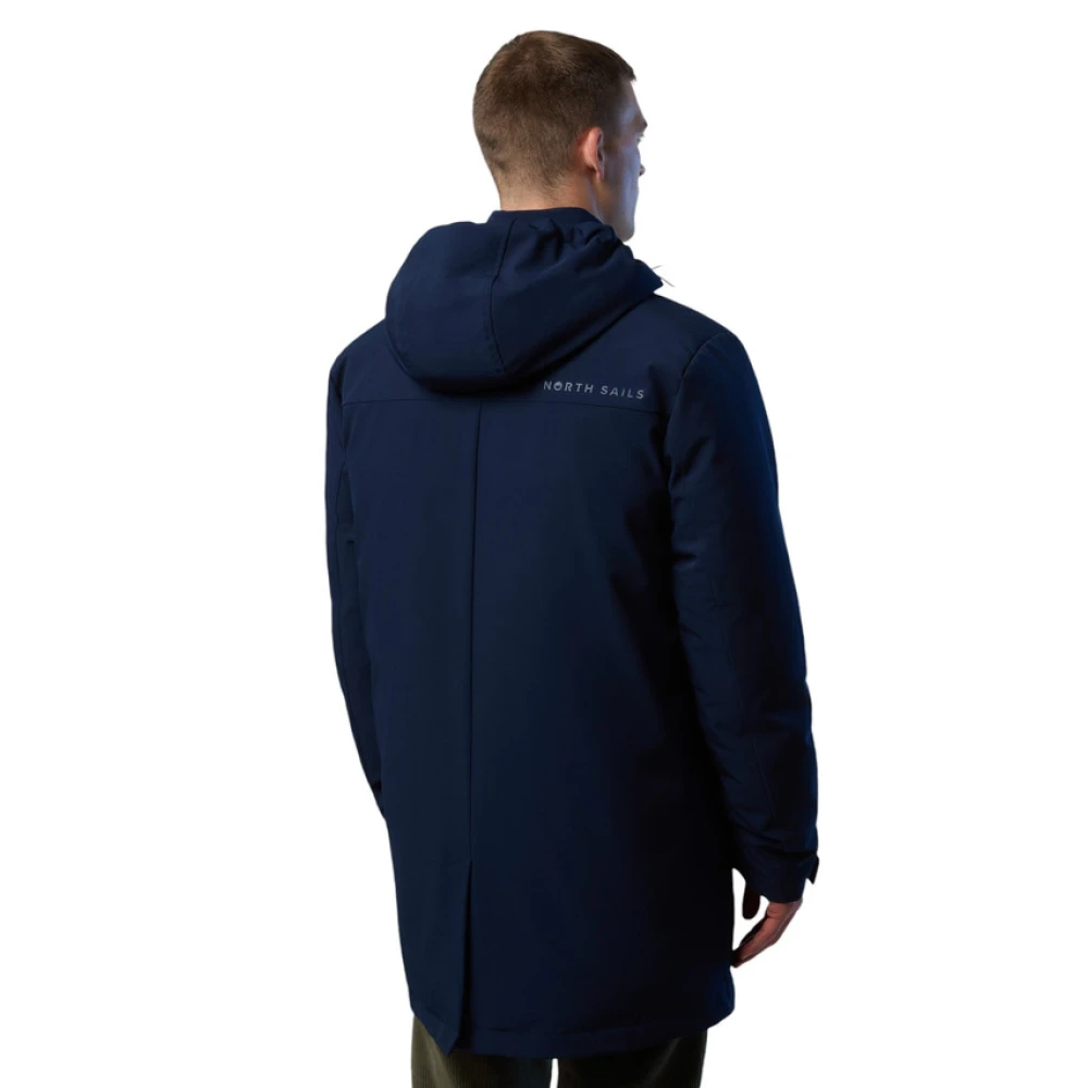 North Sails Parka Met Capuchon Blue Heren