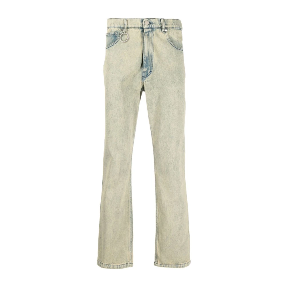 Études Gula Straight-Leg Jeans med Ringdekoration Yellow, Herr