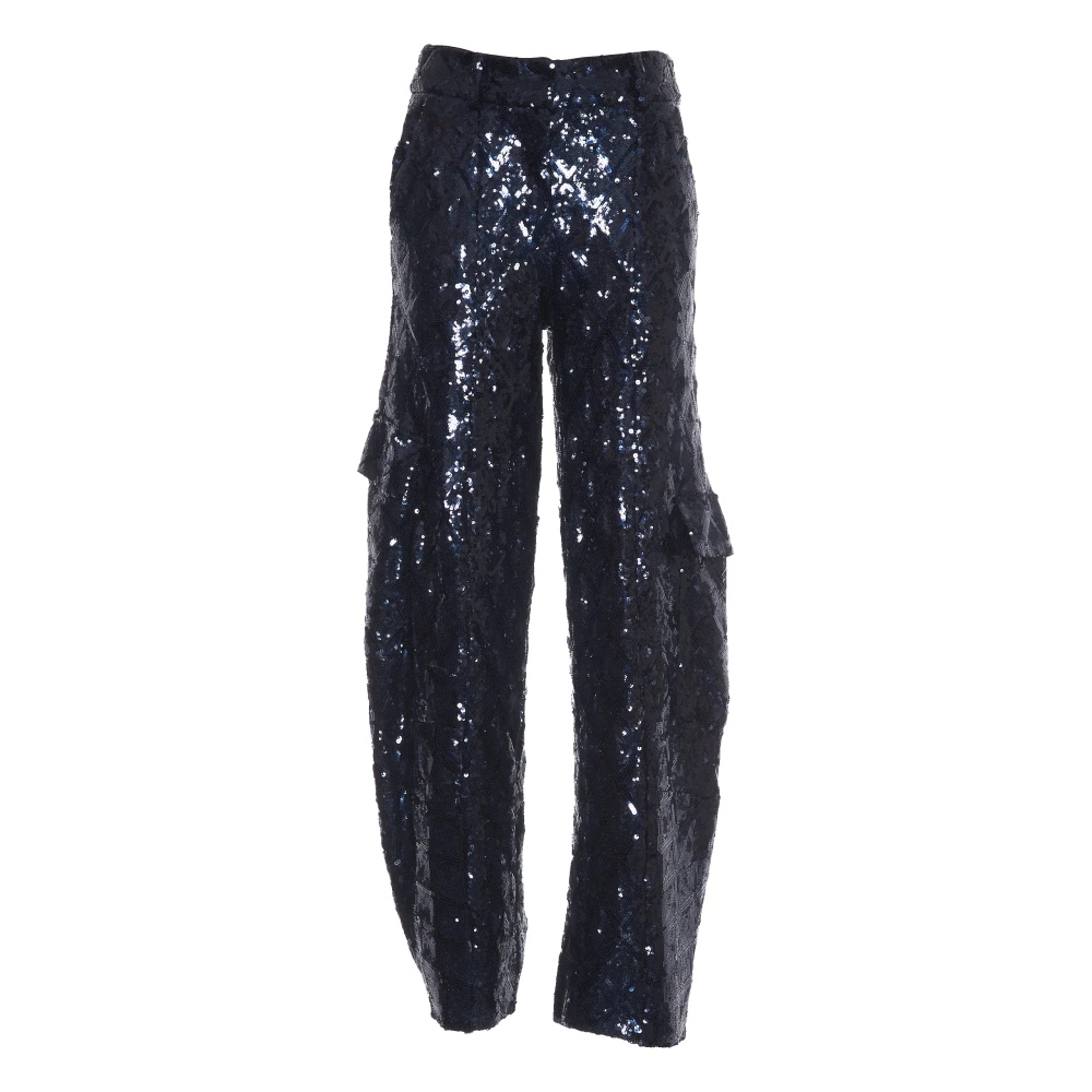 Rotate Birger Christensen Blauwe Damesbroek Mode Blue Dames