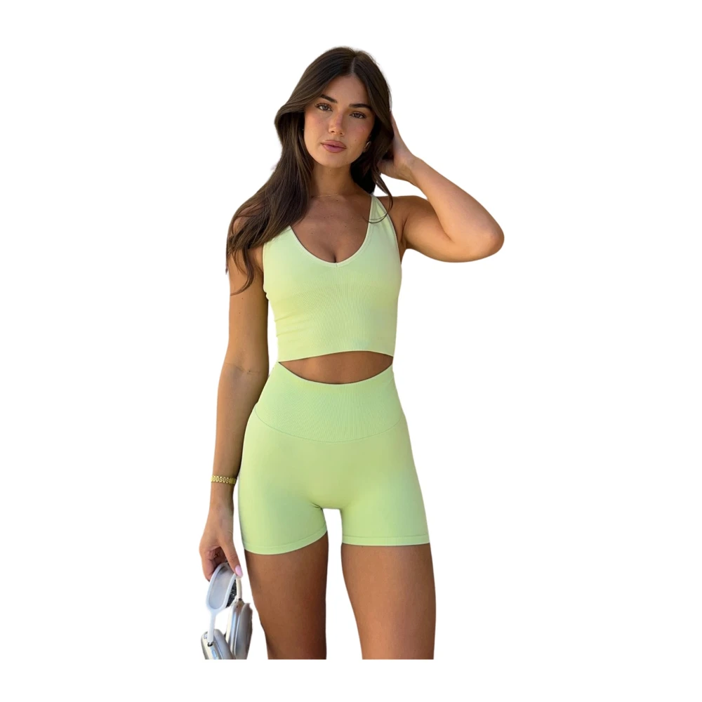 Aim'n Booty-Contouring Seamless Hotpants Green Dames