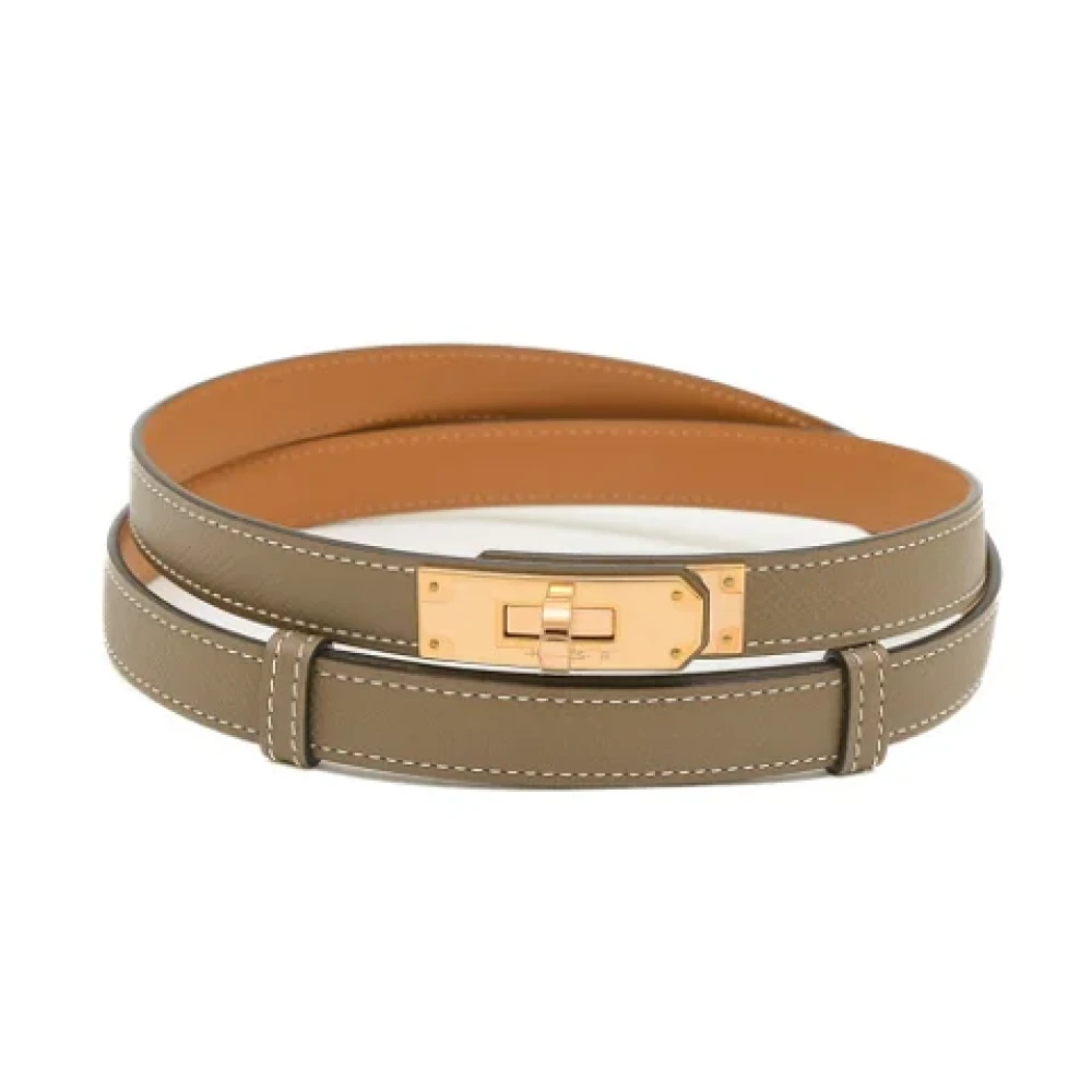 Hermès Vintage Pre-owned Fabric belts Brown Dames