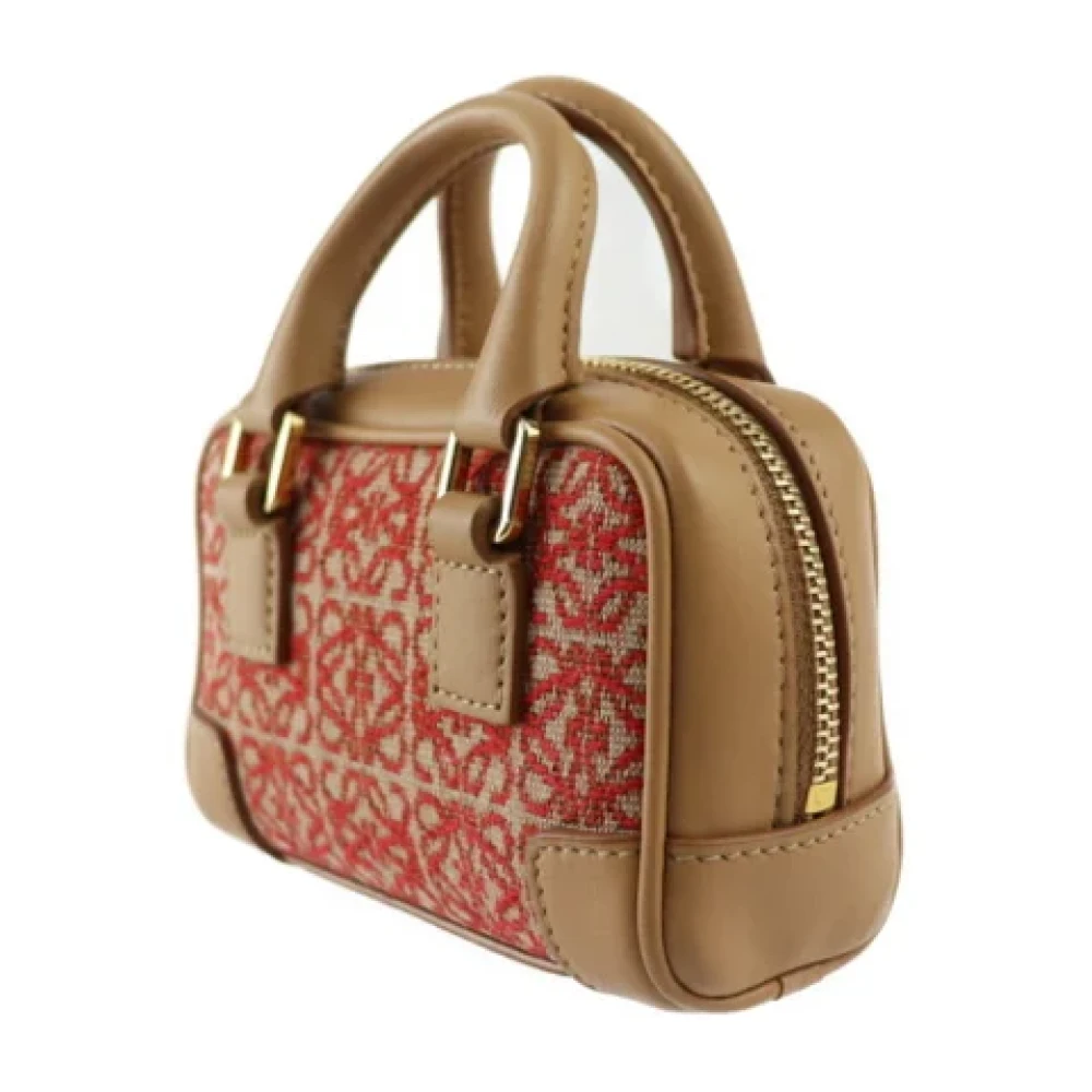Loewe Pre-owned Canvas handbags Red Dames