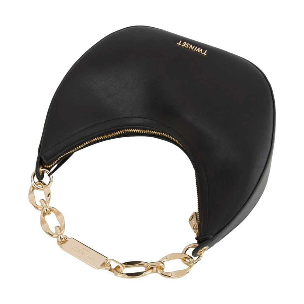 Twinset Zwarte Hobo Tas Black Dames