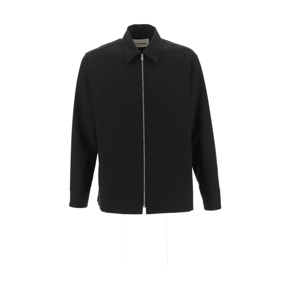 Jil Sander E 10 Shirt 38cm M IN Black Heren