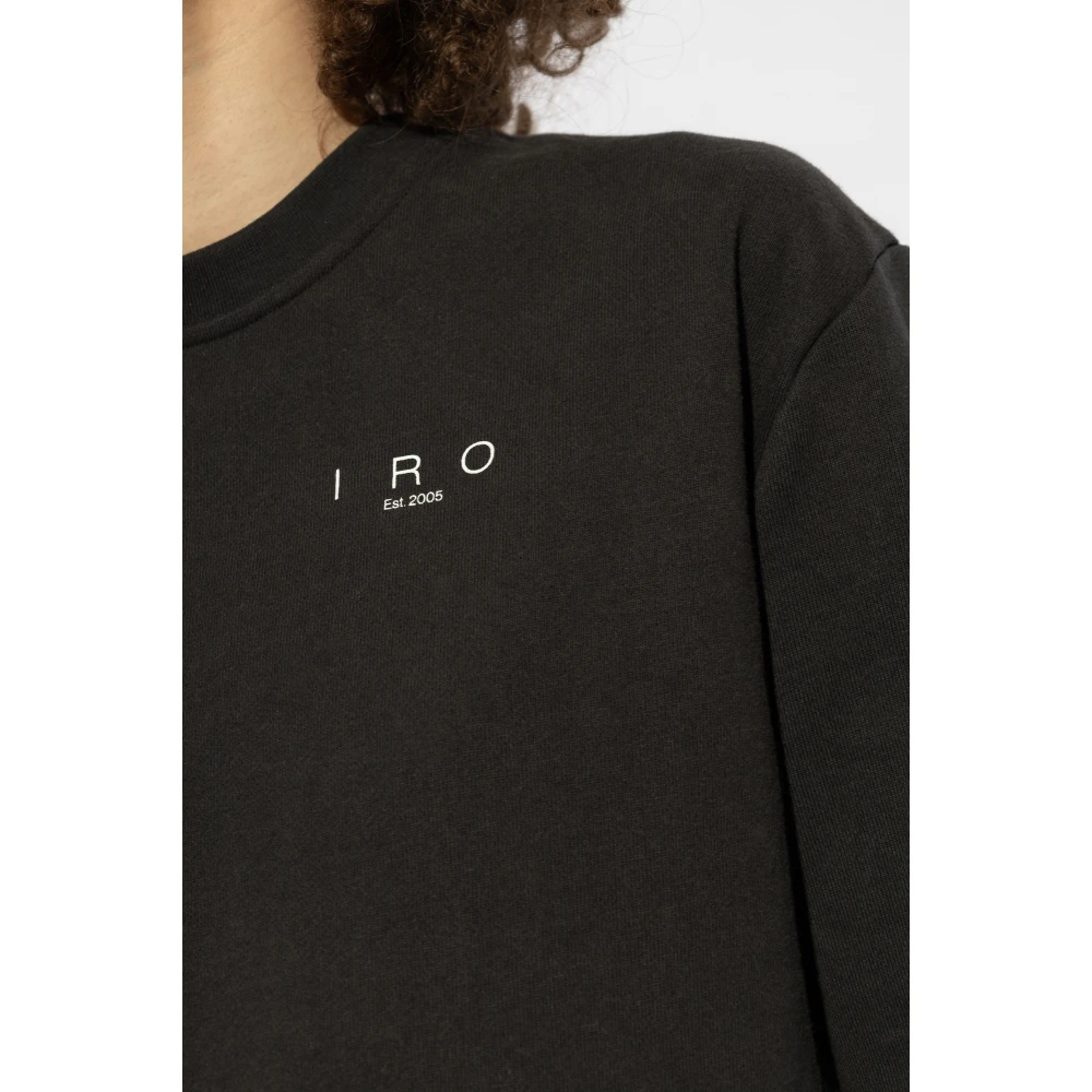 IRO T-shirt Chadie Black Dames