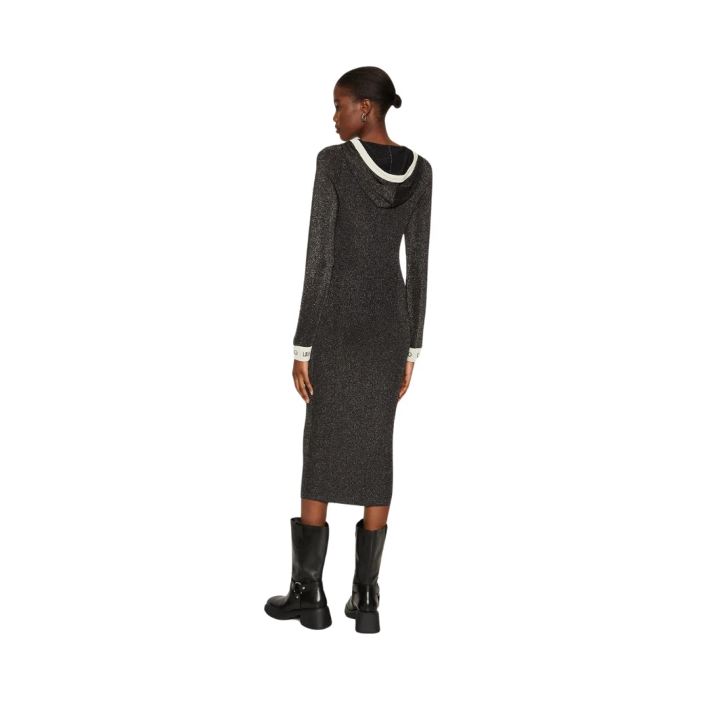 Liu Jo Lange Jurk Elegant Avondkleding Black Dames