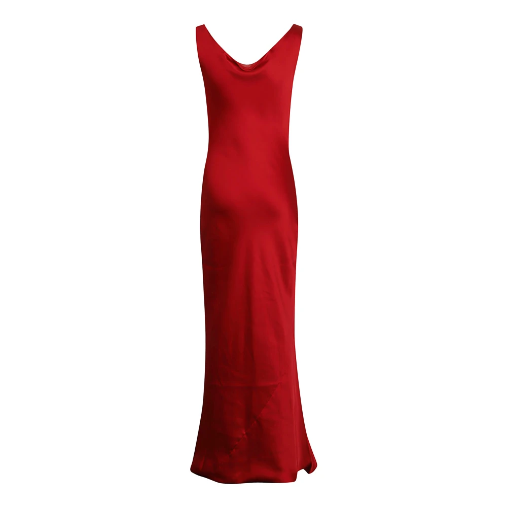 Norma Kamali Maria Gown Elegante Jurken Red Dames