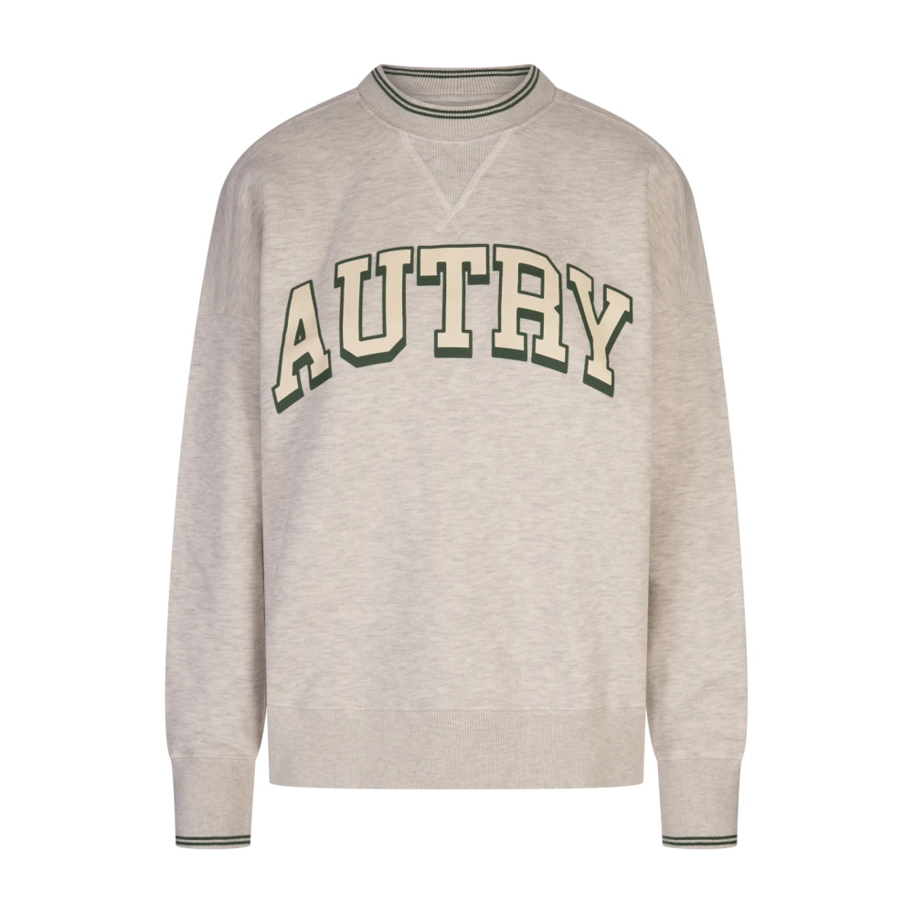 Autry Grijze College Sweatshirt met Spoor Detail Gray Dames