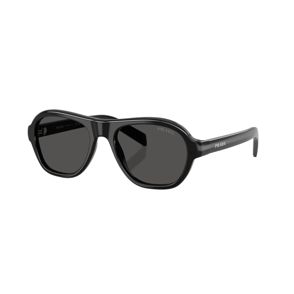 Prada Black/Grey Pr D14s 16K08z Man Sunglasses Acetate Pillow Normal - Image 3