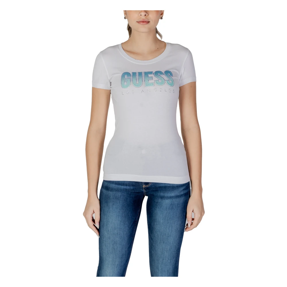 Guess - Tops > T-Shirts - White - Guess - Modalova