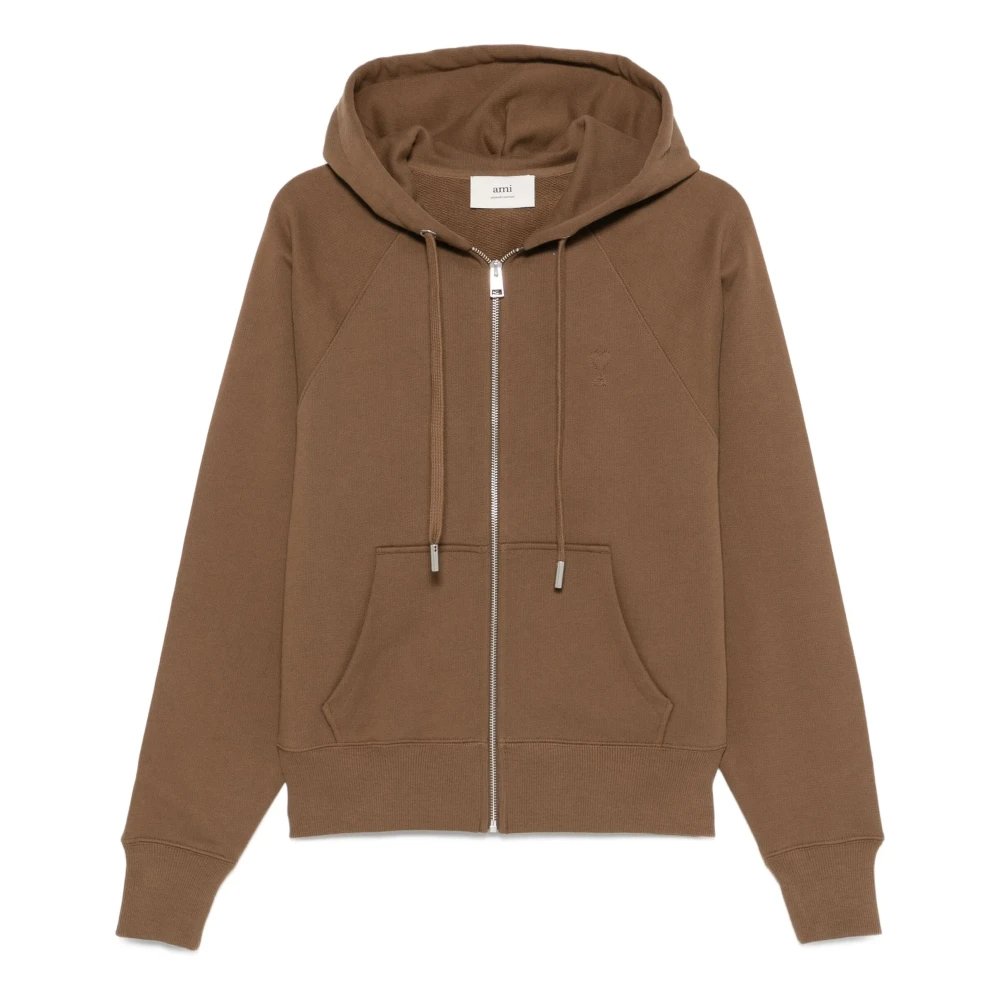 Sweatshirts & Hoodies > Zip-throughs - - Ami Paris - Modalova