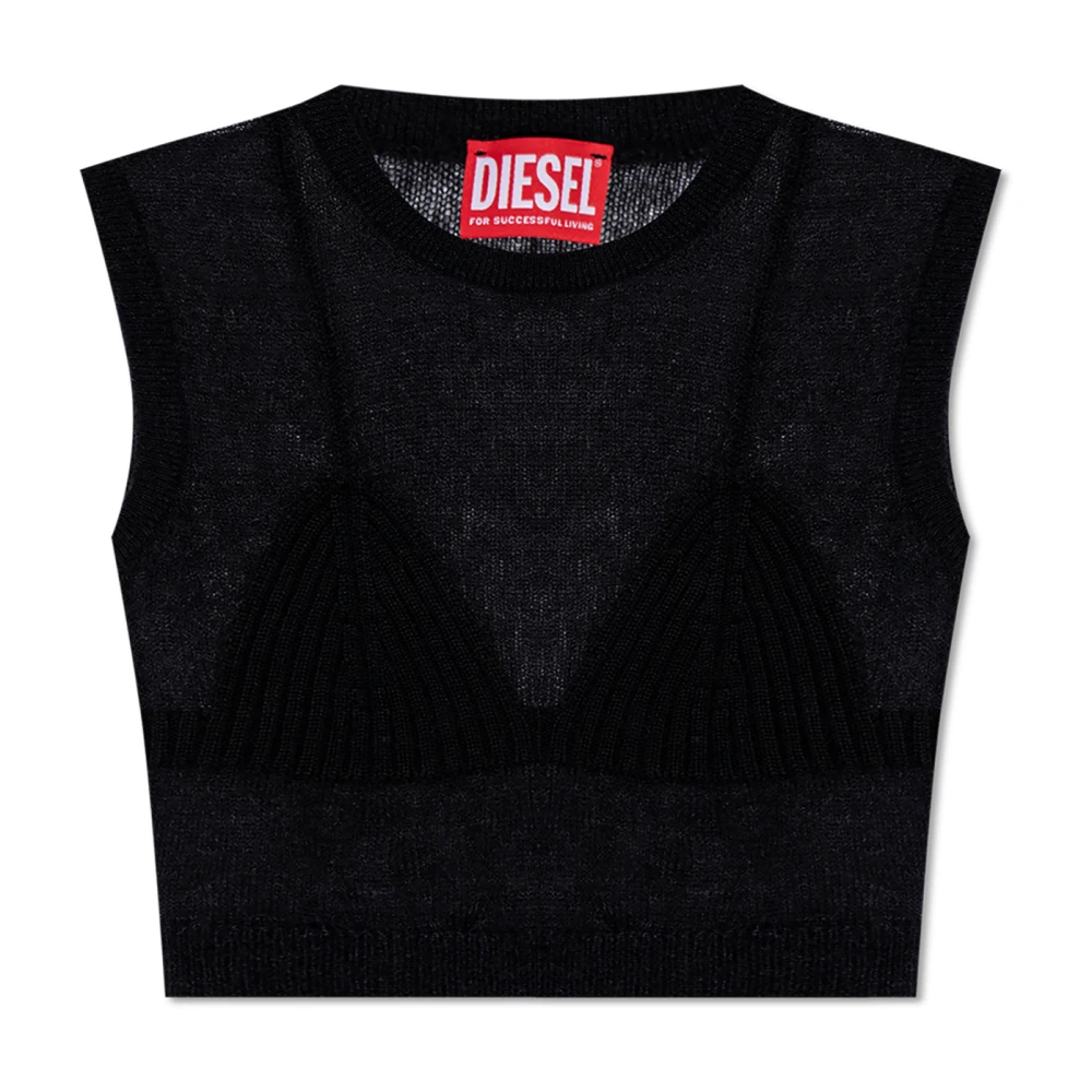 Diesel Elegante Breisels voor Vrouwen Black Dames
