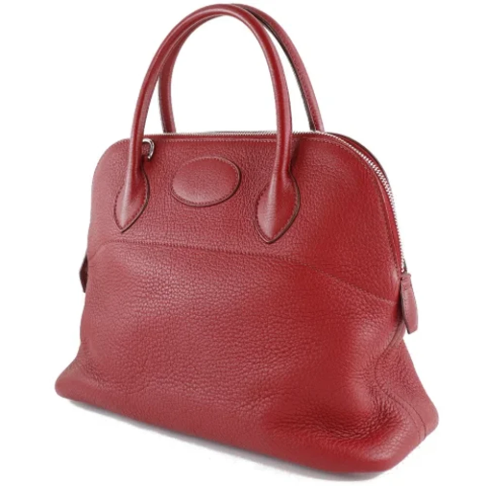 Hermès Vintage Pre-owned Leather handbags Red Dames