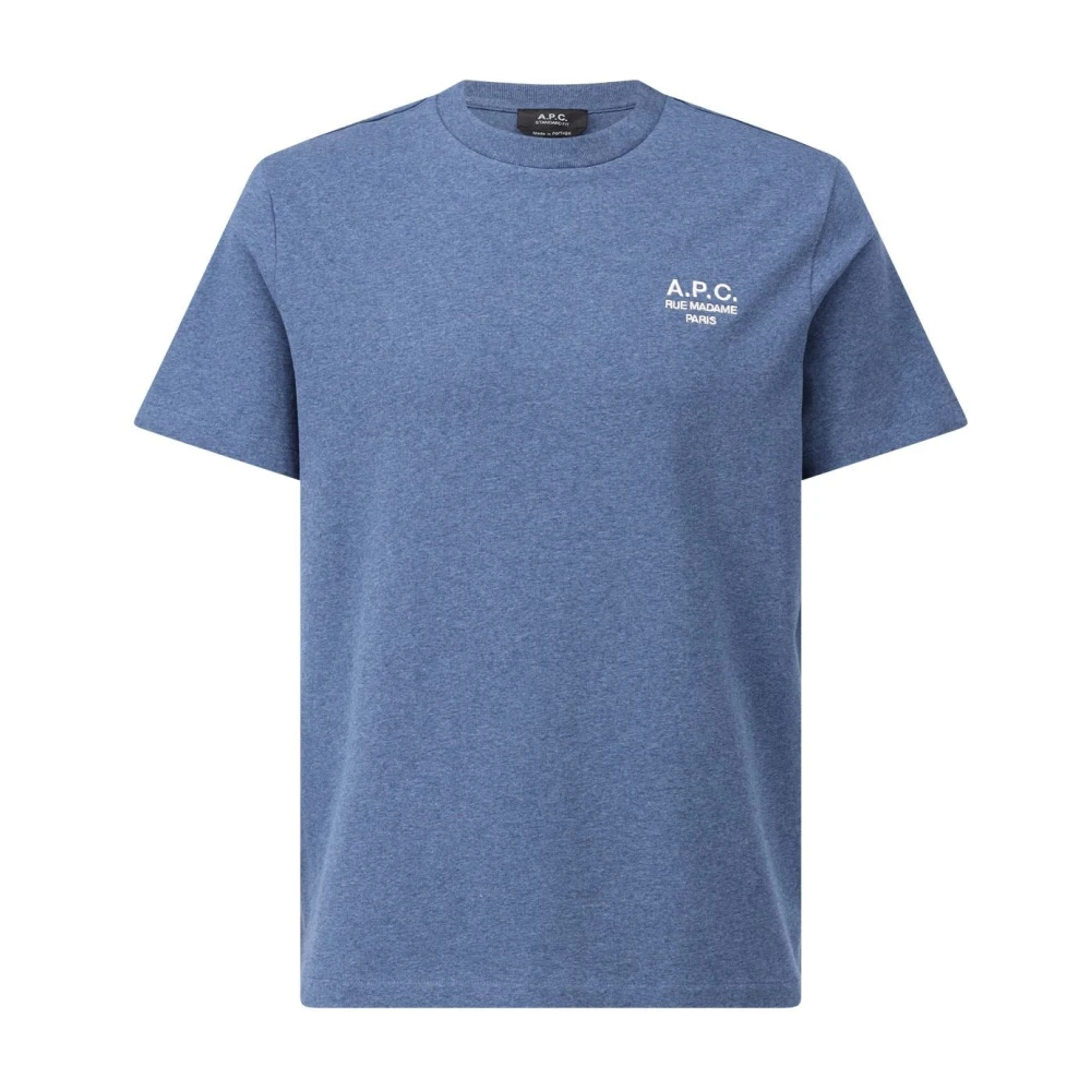 A.p.c. Biologisch Jersey T-shirt Standaard Model Blue