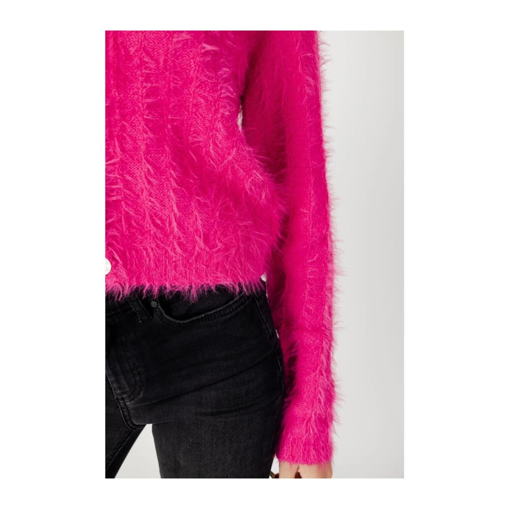 Vero Moda Comfortabele Gebreide Vest Collectie Pink Dames