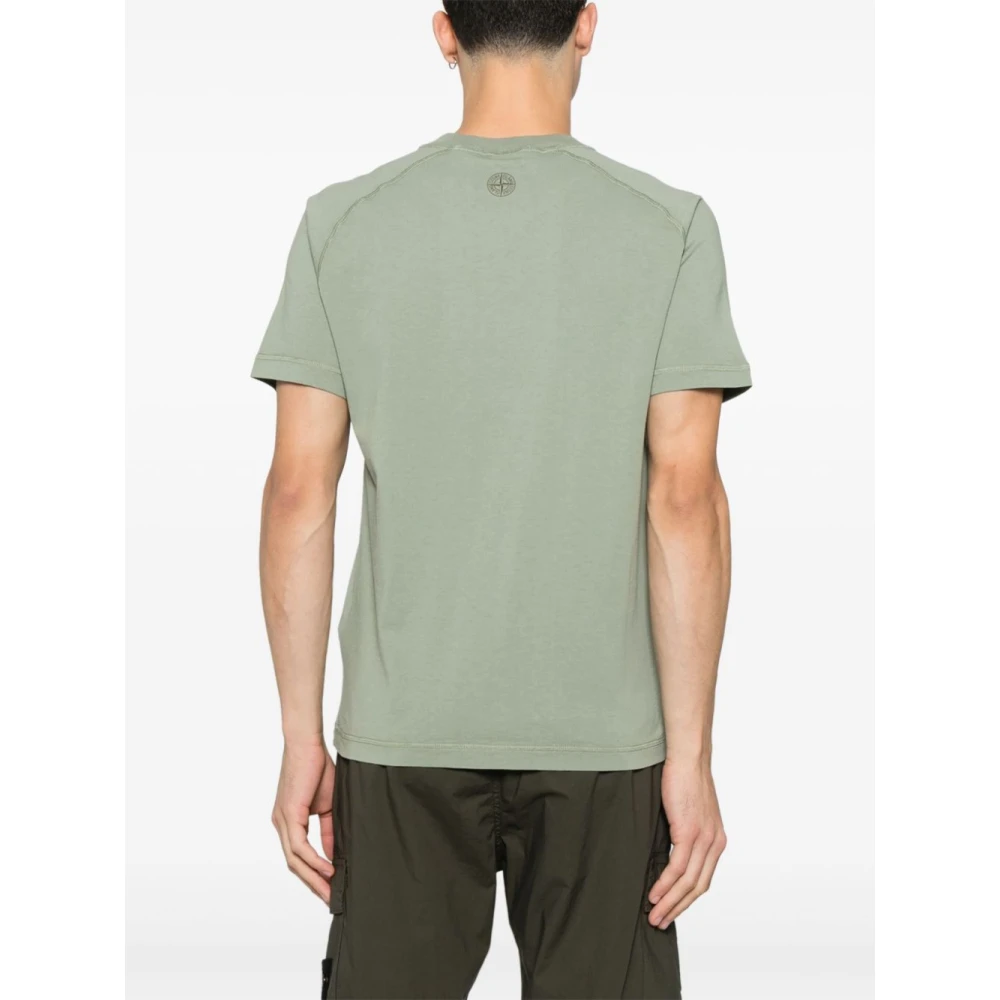 Stone Island Groen T-shirt voor Mannen Stijlvol Green Heren