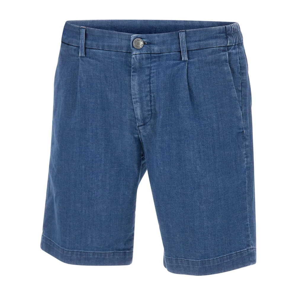 Re-Hash Men's Blue Gimmy Bermuda Shorts - Denim Shorts - W30 - Shorts