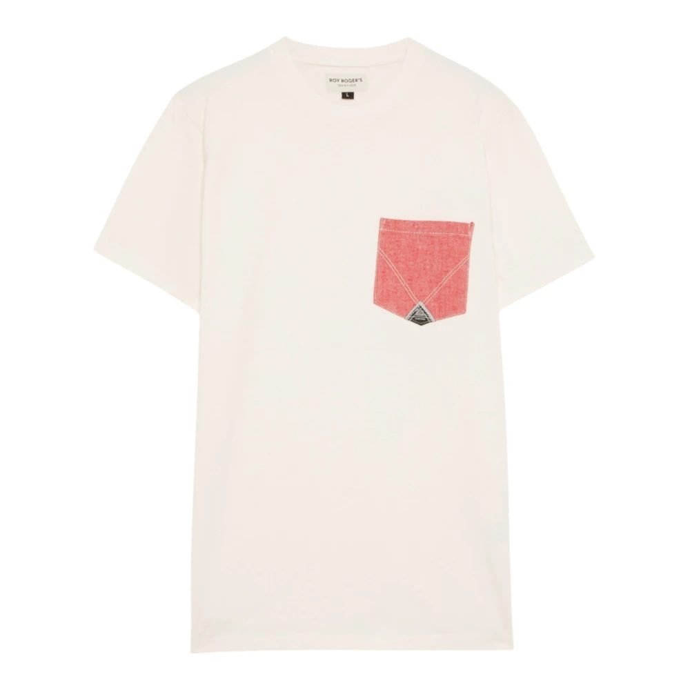Roy Roger's Denim Zak T-Shirt Beige Heren