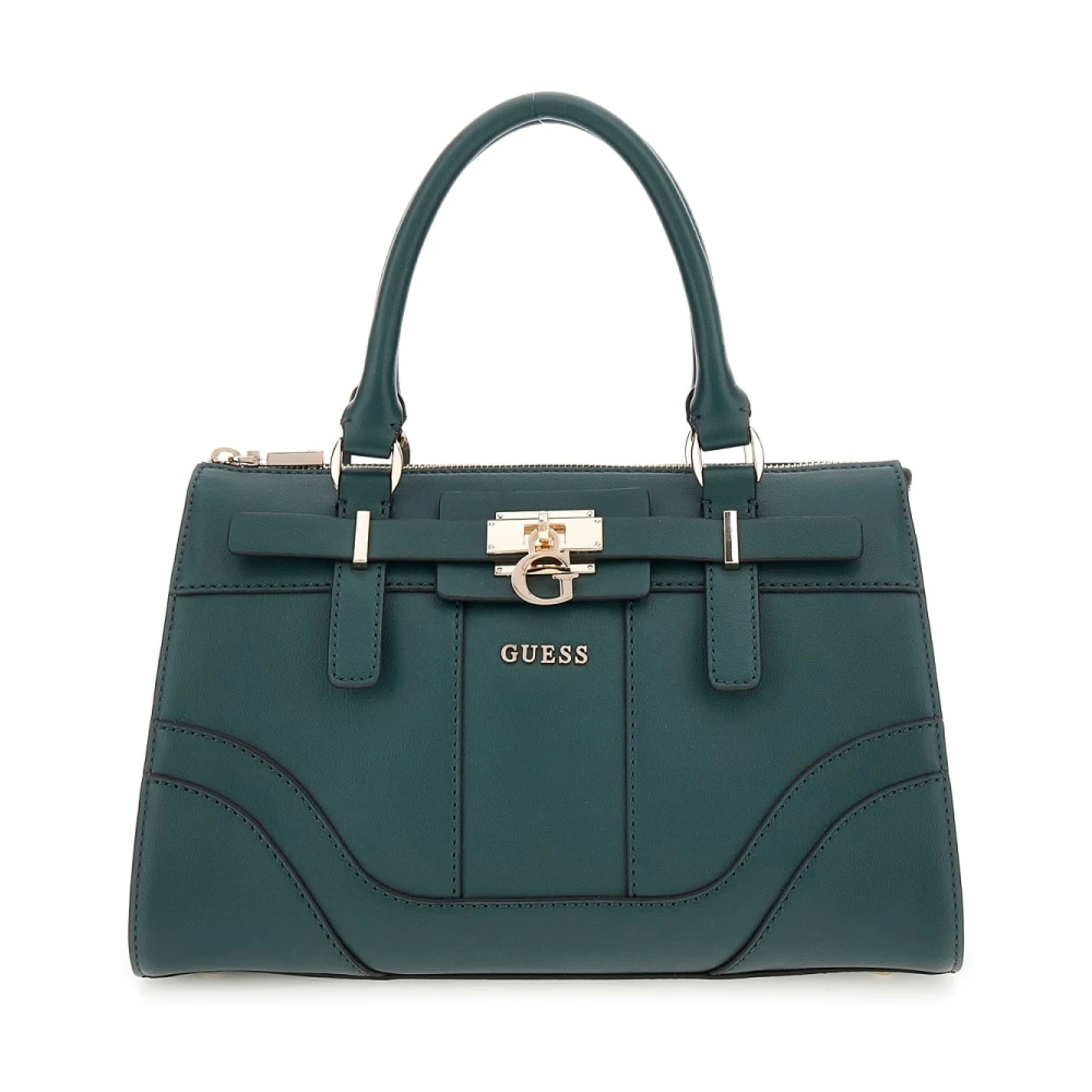 Guess Women's Green Forest Mini Tote Bag - Handbags - One Size- Bags