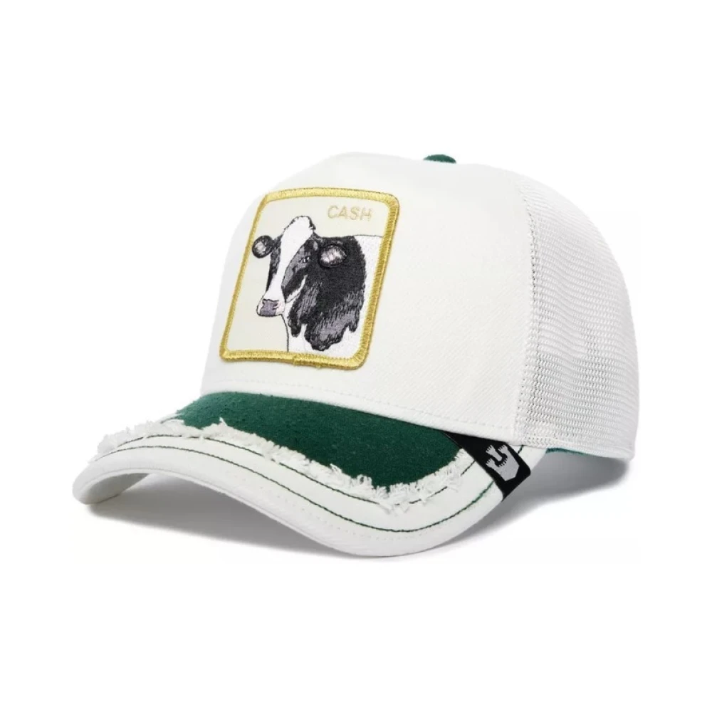 Goorin Bros Zijden Koe Truckerpet White Heren
