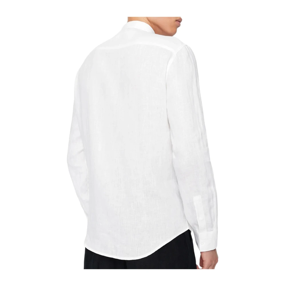 Emporio Armani Illusion Shirt 8Nzc50 Zncfz White Heren