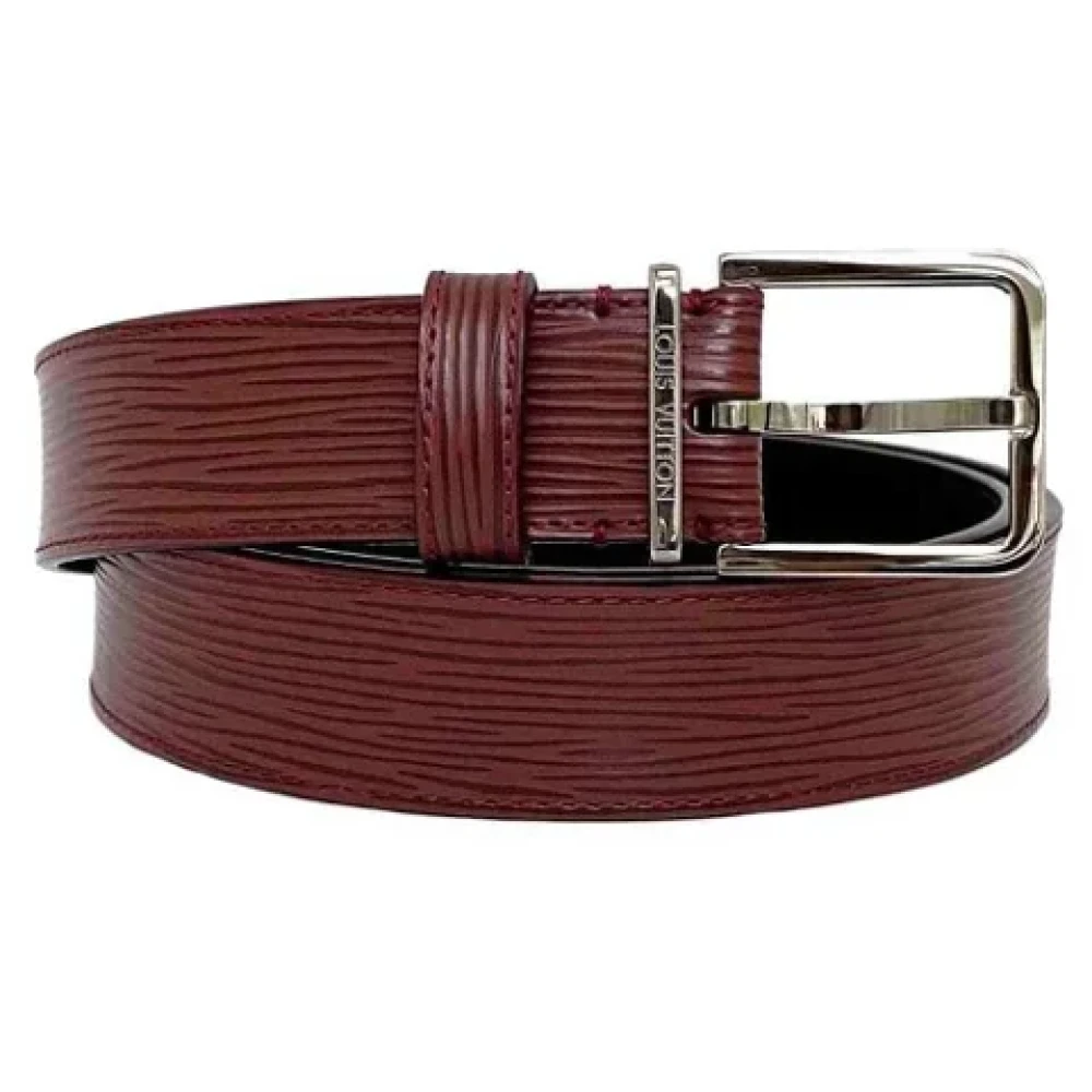 Louis Vuitton Vintage Pre-owned Metal belts Red Dames